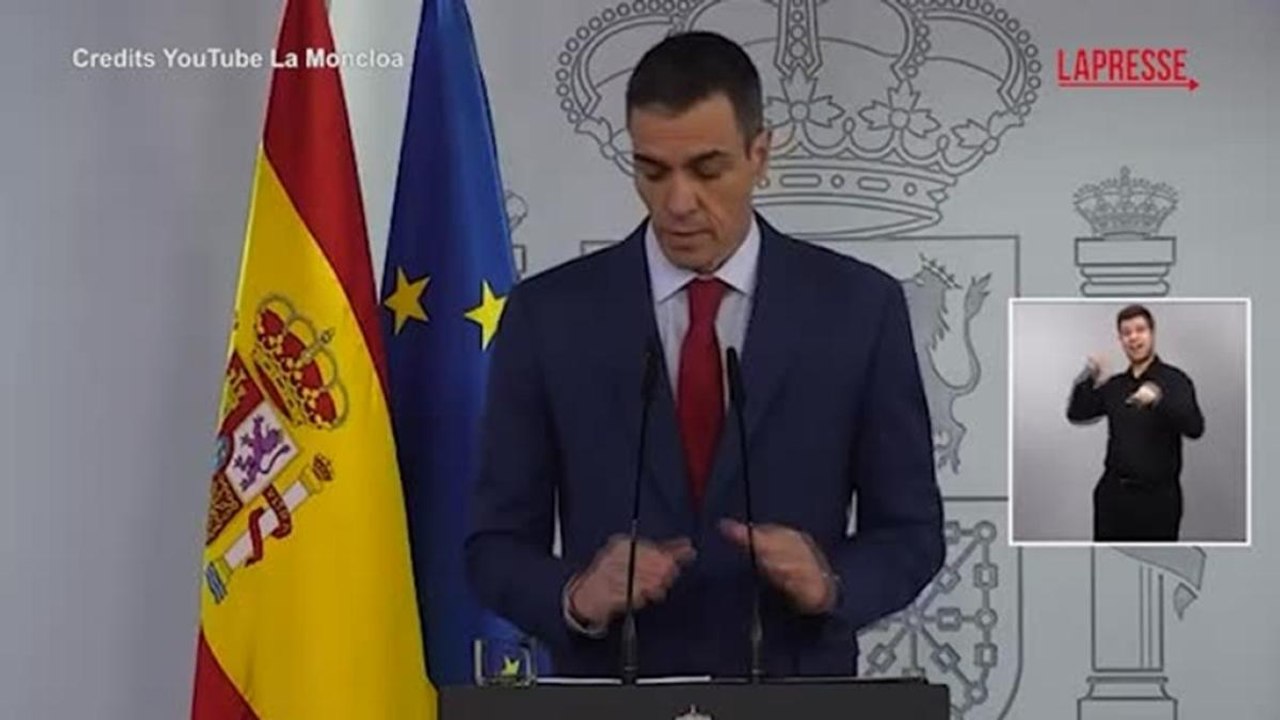 Sanchez: «La posizione del governo spagnolo si riassume in poche parole: ‘No alla guerra’»