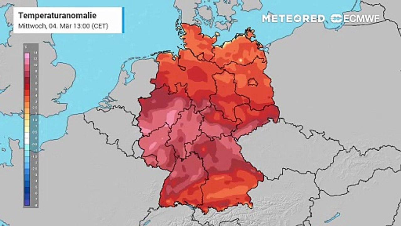 Der März läuft extrem warm und könnte sogar wärmer als der April ausfallen!