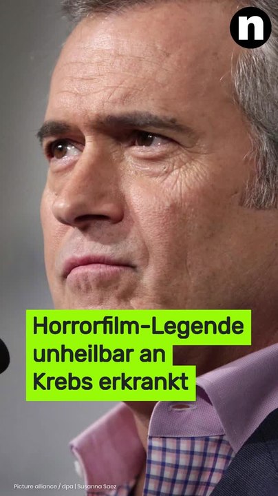 No Glomex Bruce Campbell: Horrorfilm-Legende unheilbar an Krebs erkrankt