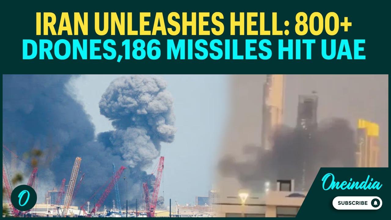 Inside Iran’s CHILLING UAE Bombing: 186 Missiles, 800 Drones POUND UAE |US Patriot Defences SMASHED