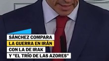 Sánchez compara la guerra en Irán con la de Irak y "el trío de las Azores"
