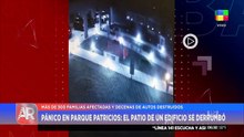 Video: así fue el derrumbe en Parque Patricios