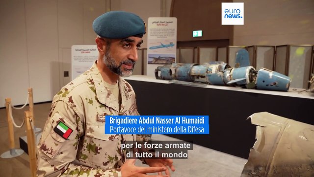 Video: ecco i missili lanciati dall'Iran contro gli Emirati arabi: esercito li mostra ad Abu Dhabi
