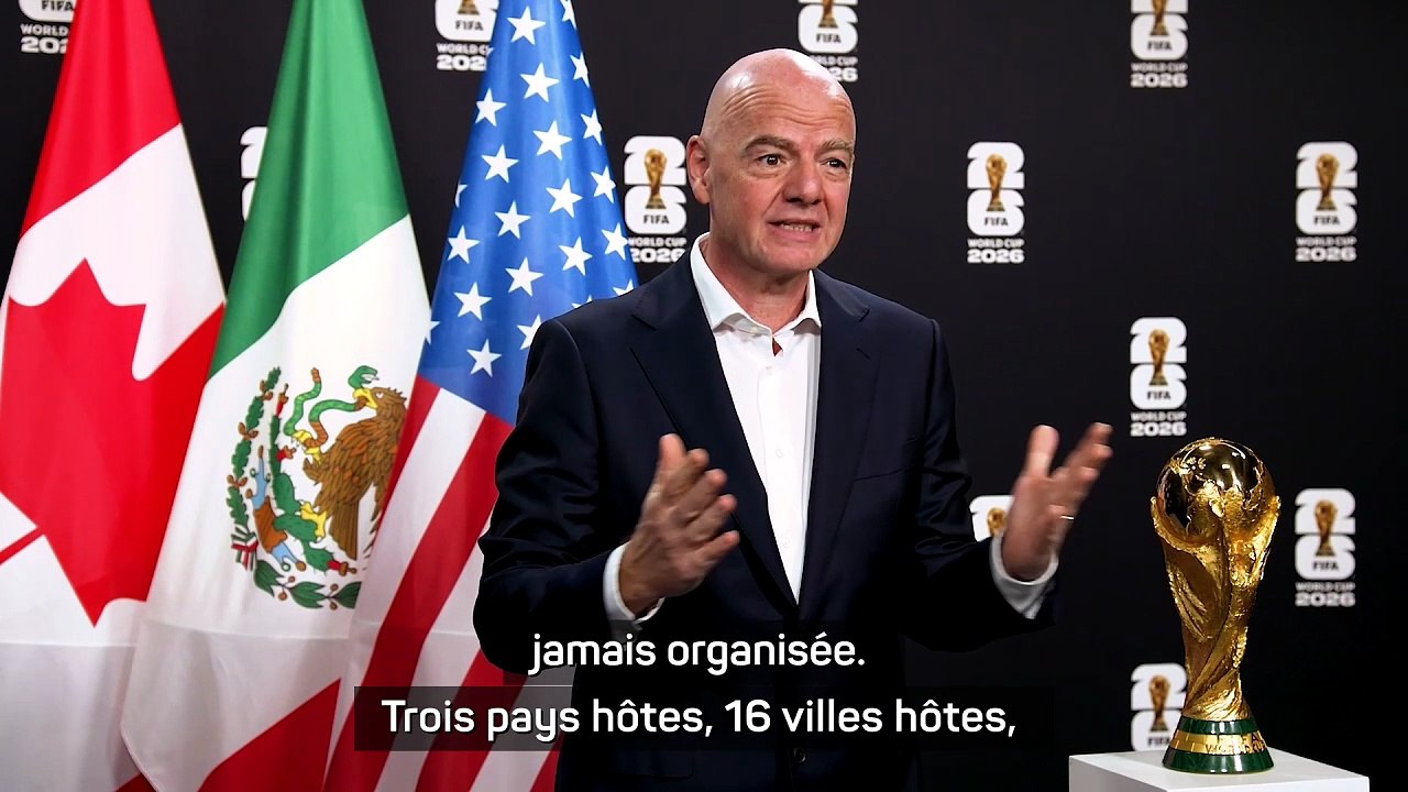 Infantino : "Nous avons besoin d'événements qui unissent le monde"