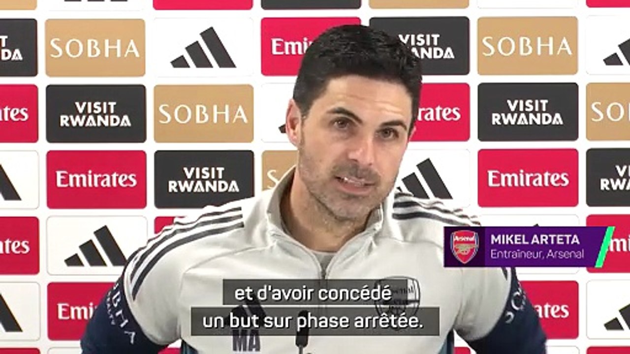 Arteta répond à Slot : "Je suis même déçu de ne pas en marquer plus !"