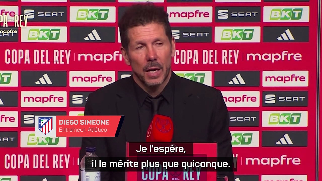 Simeone : "Griezmann ? Je l'aime beaucoup, je veux toujours le meilleur pour lui"
