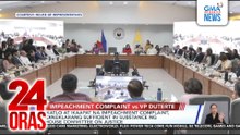 Ikatlo at ikaapat na impeachment complaint, idineklarang sufficient in substance ng House Committee on Justice | 24 Oras