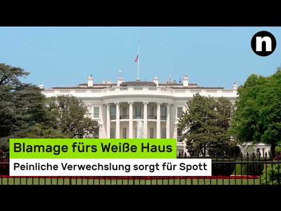 Donald Trump: Blamage fürs Weiße Haus – peinliche Verwechslung sorgt für Spott