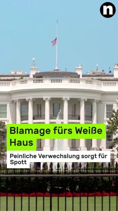 No Glomex Donald Trump: Blamage fürs Weiße Haus – peinliche Verwechslung sorgt für Spott