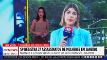 SP registra 27 assassinatos de mulheres em janeiro