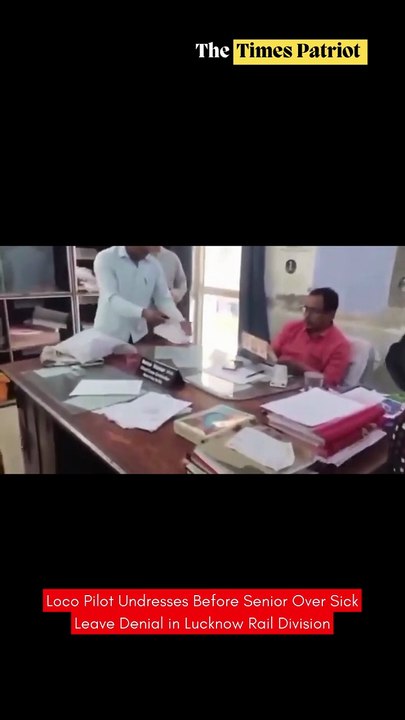 Loco Pilot Undresses Before Senior Over Sick Leave Denial in Lucknow Rail Division