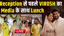 Rashmika - Vijay के Wedding Reception की Prepration हुईं पूरी,Media के साथ Lunch की Videos आई सामने!