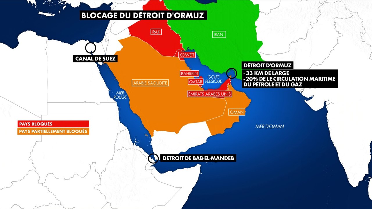 Tout savoir sur le blocage du détroit d'Ormuz
