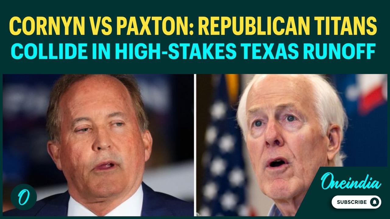 TEXAS GOP WAR ERUPTS! Ken Paxton ACCUSES Rival Cornyn of ‘Stabbing Trump in the Back’| FULL VIDEO