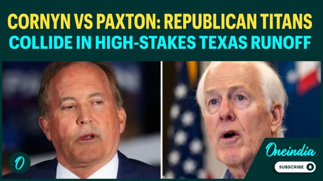 TEXAS GOP WAR ERUPTS! Ken Paxton ACCUSES Rival Cornyn of ‘Stabbing Trump in the Back’| FULL VIDEO