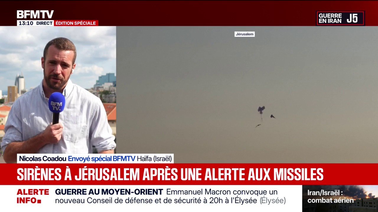 Guerre au Moyen-Orient: les sirènes retentissent en Israël, après des détonations entendues