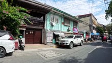Typical Scene on A. Rivera Street in Manila City in the Philippines