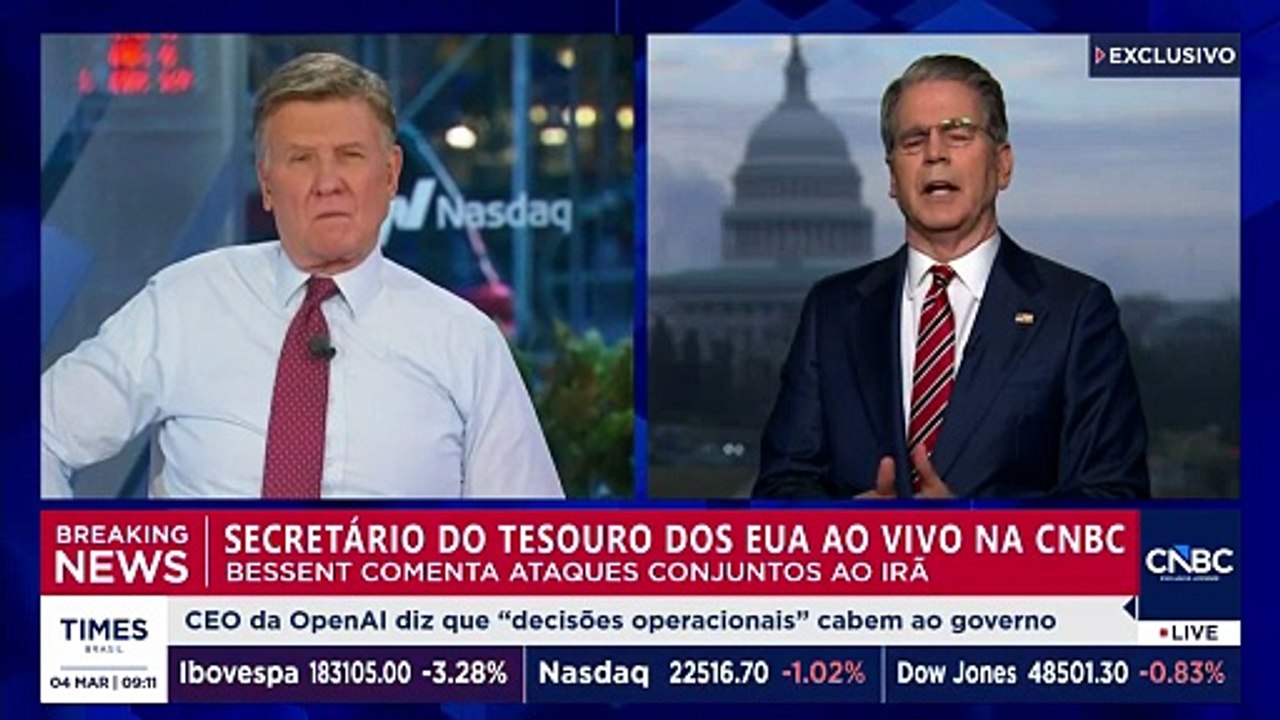 Secretário do Tesouro anuncia medidas para proteger comércio de petróleo no Golfo | CNBC BREAKING