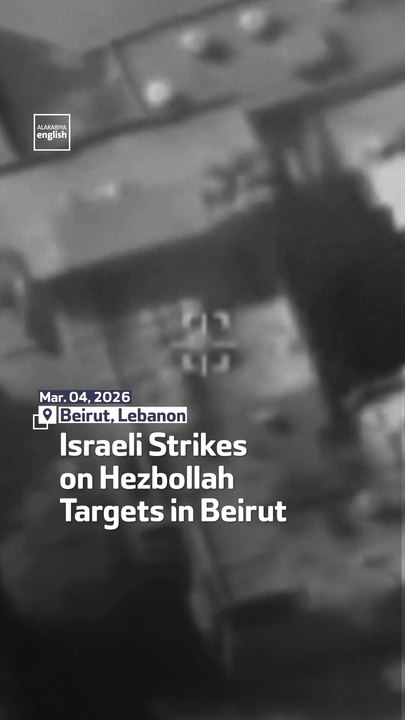 Israeli Strikes  on Hezbollah Targets in Beirut
