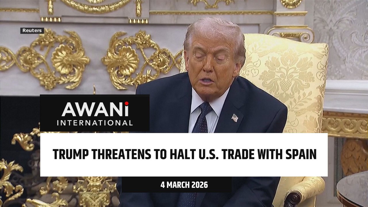 Trump threatens to halt U.S. trade with Spain