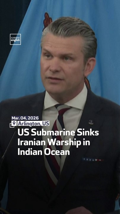 US Submarine Sinks Iranian Warship In Indian Ocean