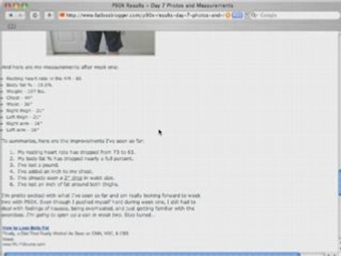 P90X Results - Day 7 Photos and Measurements