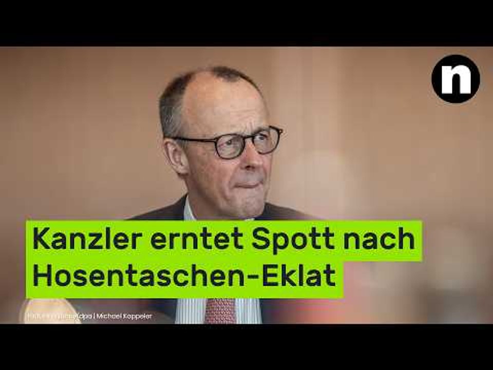 Friedrich Merz: Kanzler erntet Spott nach Hosentaschen-Eklat