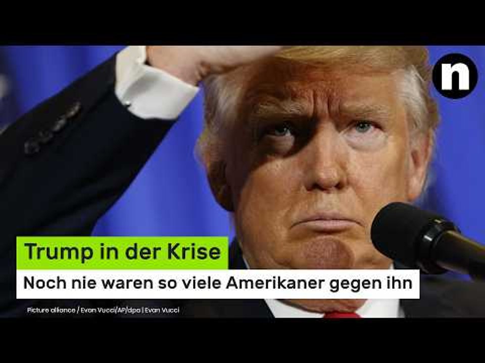 Donald Trump: Trump in der Krise - Noch nie waren so viele Amerikaner gegen ihn