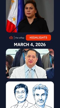 Today’s headlines: Sara impeachment, Bong Suntay, UN’s AI panel | The wRap | March 4, 2026