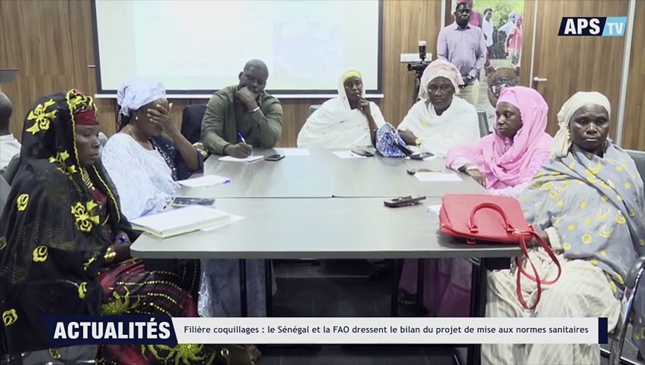 Filière coquillages - le Sénégal et la FAO dressent le bilan du projet de mise aux normes sanitaires