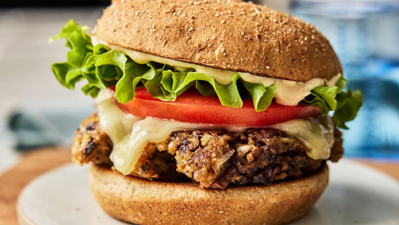 How to Make Savory Black Bean and Veggie Smash Burgers