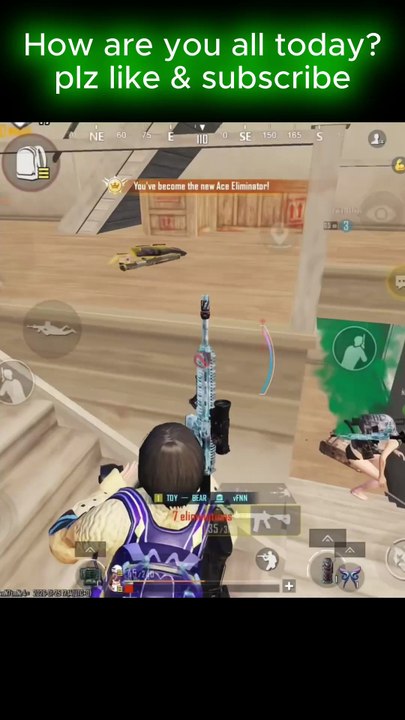 😍bot vs No.2😍 Need your support guys 😍😍#pubgmobile #pubg #bgmi #pubgshorts  #game #gaming #games