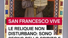 Le reliquie non disturbano: sono segno dello Spirito e dell?amore vissuto