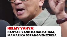 Helmy Yahya: Amerika 53r4ng Iran dan Venezuela  bukan karena minyak, tapi karena