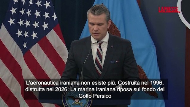 Iran, Hegseth conferma: sottomarino Usa ha affondato nave da guerra Teheran