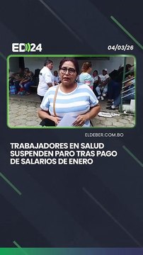 Trabajadores en salud suspenden paro tras pago de salarios de enero