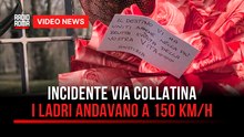 Incidente via Collatina, fuggitivi a 150 kmh su auto a noleggio senza patente