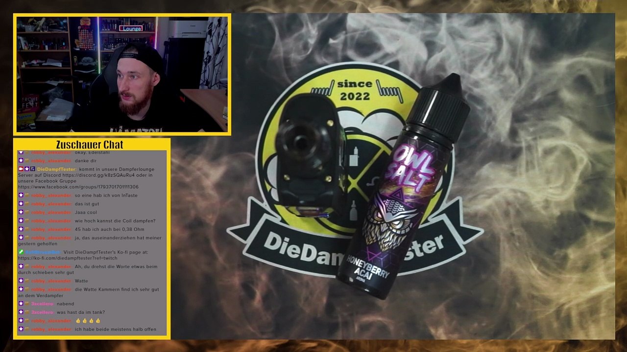 OWL Salt Honeyberry Acai Aroma Geschmackstest