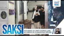 Reklamong paglabag sa anti-hazing law, inihahanda na laban sa sumukong driver | Saksi