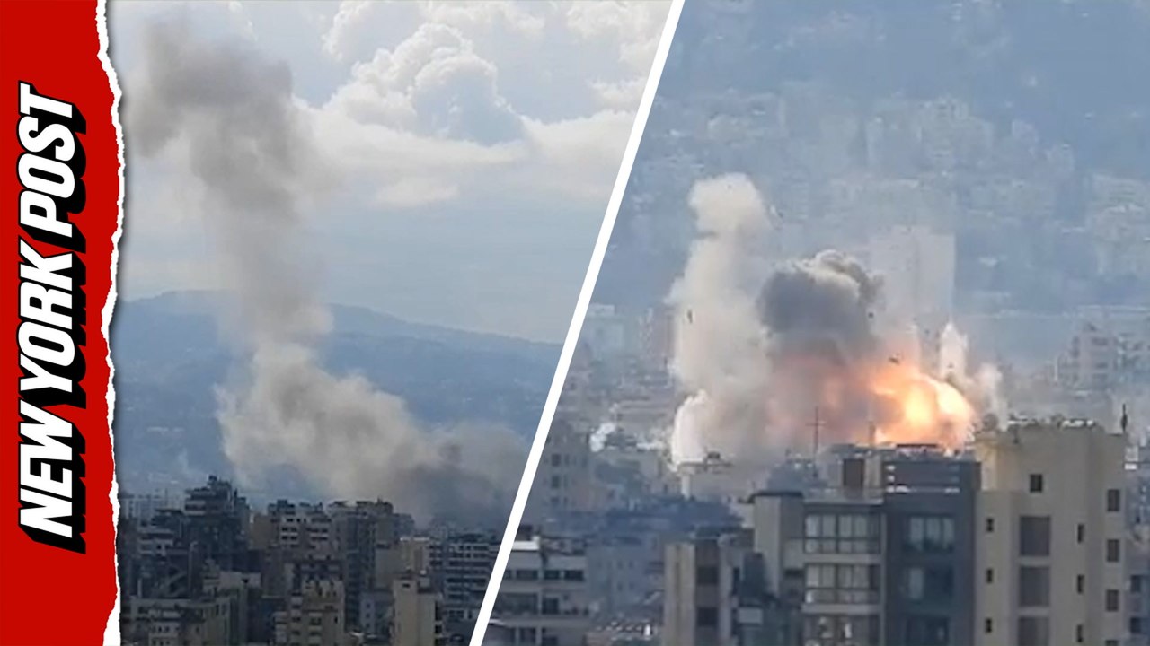 Massive explosion spotted in Lebanon as Israel targets 'Hezbollah facilities'