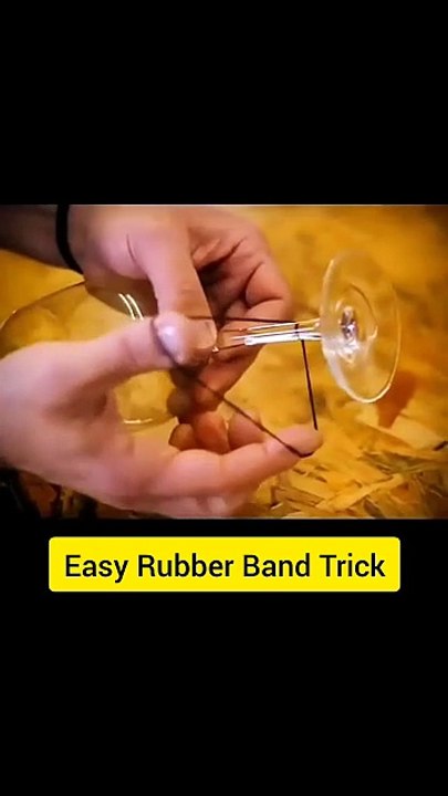 Super Easy Rubber Band Magic Trick #shorts #rubberbandmagictrick #magictrick #viral