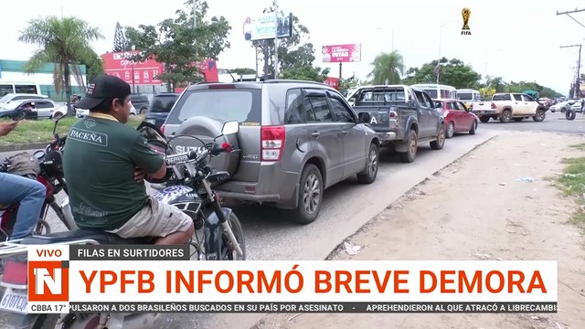 FILAS PARA CARGAR COMBUSTIBLE SE DEBE A INCORPORACIÓN DE ADITIVOS