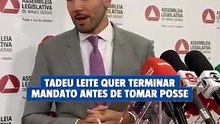 Tadeu Leite quer terminar mandato antes de tomar posse no TCE