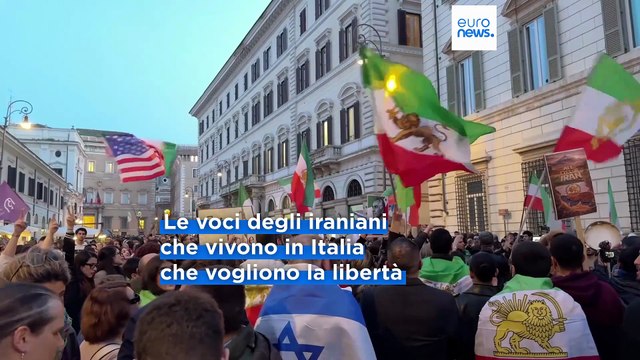La diaspora iraniana in piazza a Roma: le voci di chi vuole la libertà e la fine del regime
