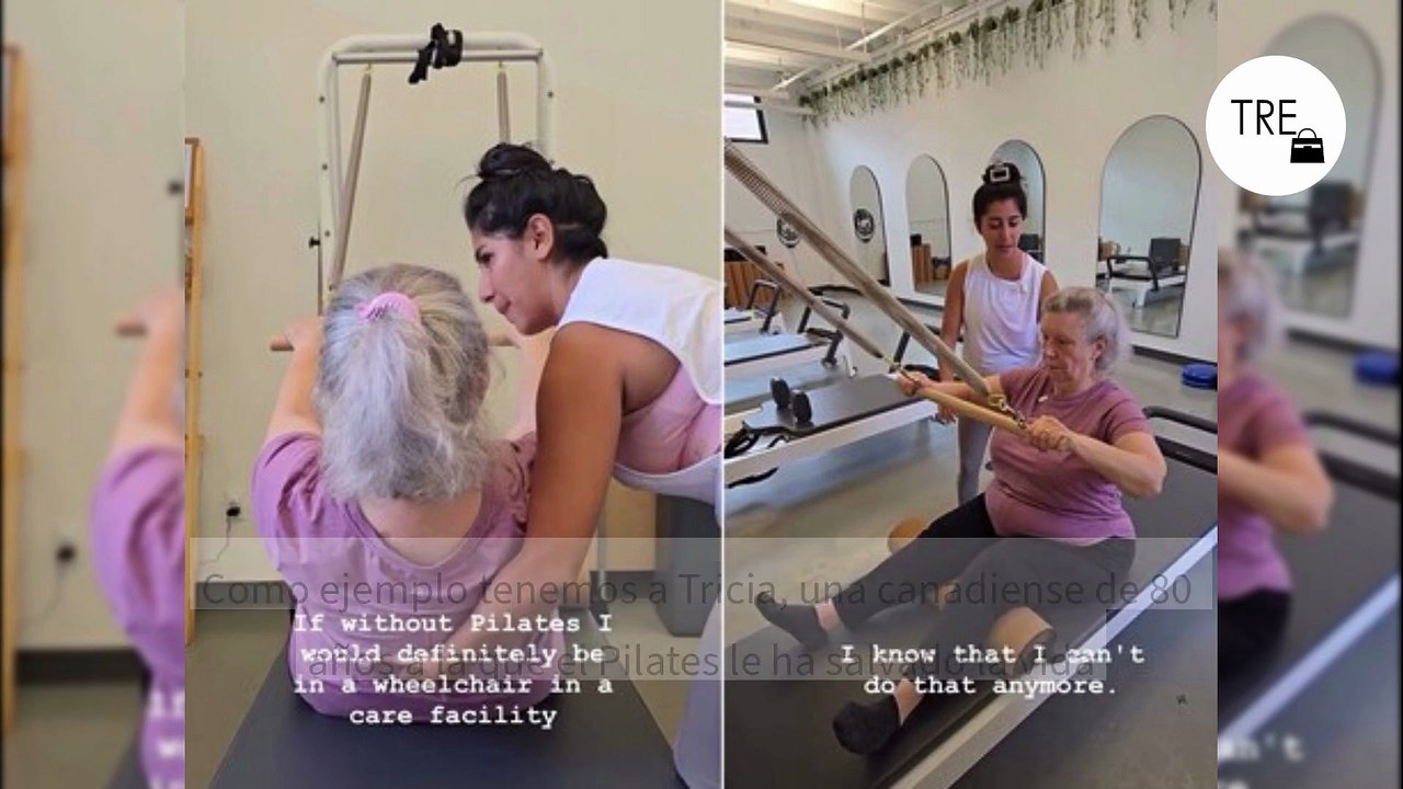 Tricia, a sus 80 años: "Siempre he dicho que el Pilates salvó mi vida; sin Pilates estaría en una silla de ruedas"
