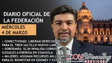 🚨 ¡AVANCE FERROVIARIO! Tren Saltillo-Nuevo Laredo, SCJN frena cobros en Coahuila e Inversión Social | ICON