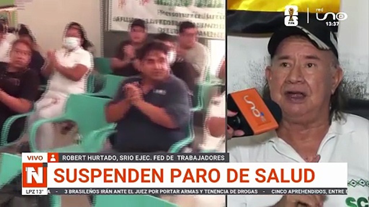 SUSPENDEN PARO DE SALUD