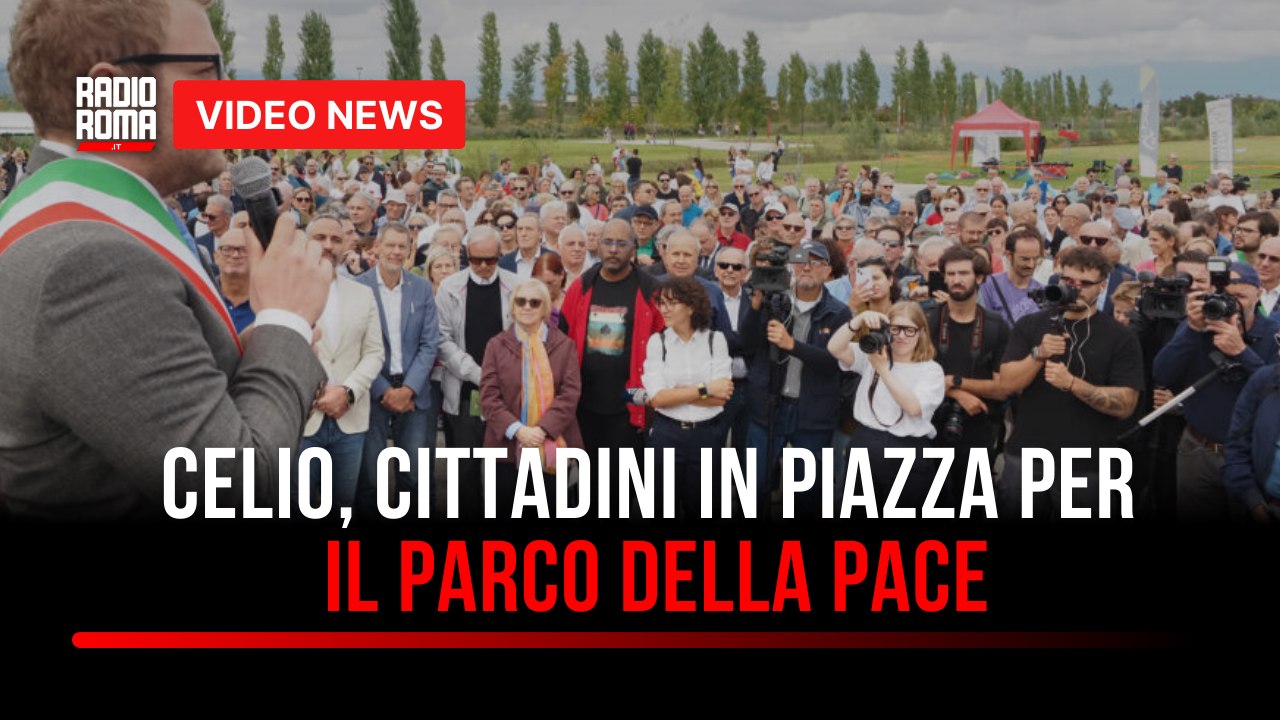 Celio, cittadini in piazza per il Parco della Pace