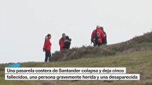 Una pasarela costera colapsa y deja cinco fallecidos en Santander