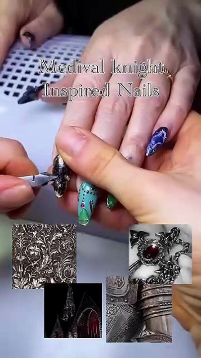 DIE SCHÖNSTEN NÄGEL EVER 😍🥀 🏰🧛🏻 Vampir Valentinstag Nägel ✨ #nails #nägel #nailart